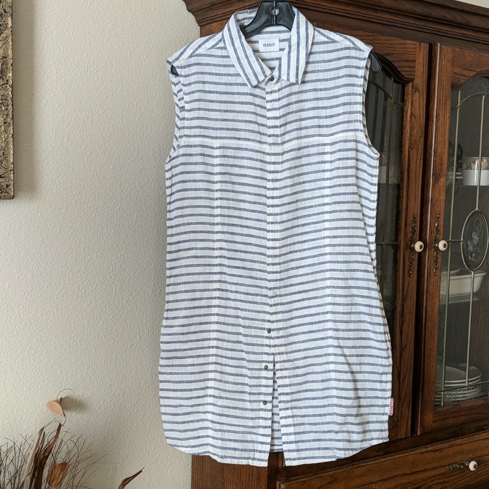 Hudson Button Down Mini Dress - image 1